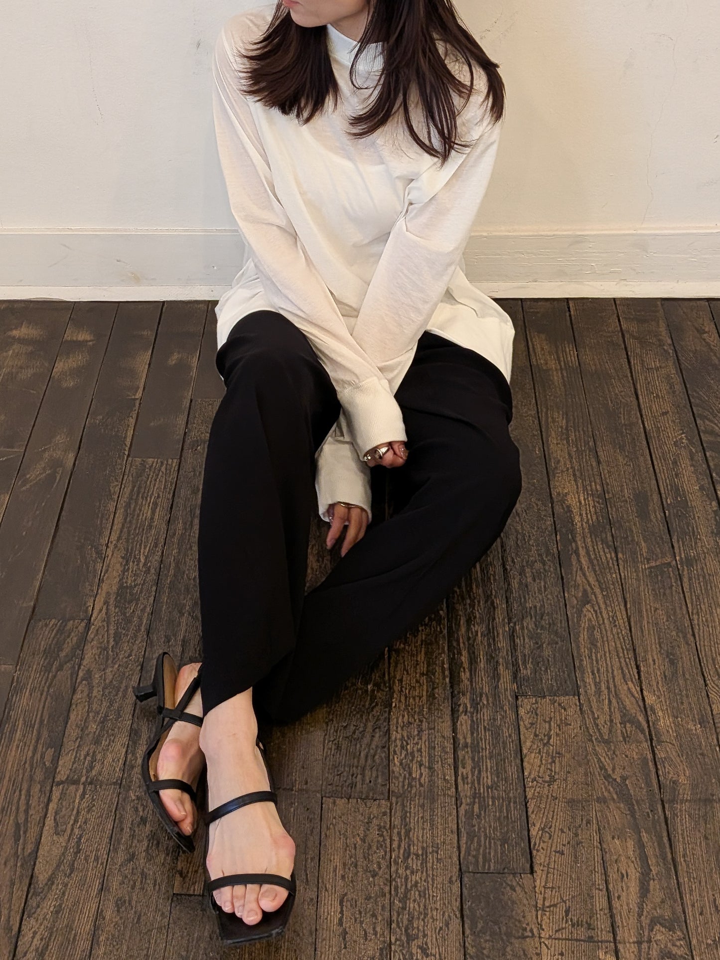 soft gather tops (2colors)